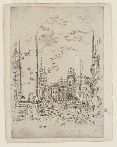 ピアッツェッタ 作： James Abbott McNeill Whistler