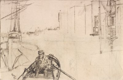 ザ・プール」1859年 作： James Abbott McNeill Whistler
