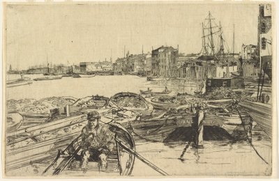 ザ・プール」1859年 作： James Abbott McNeill Whistler