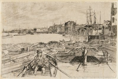 プール、1859年。 作： James Abbott McNeill Whistler