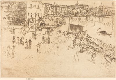 リヴァ、No.I、18791880。 作： James Abbott McNeill Whistler
