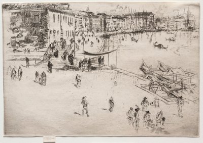 リーヴァ、No。2、1886。 作： James Abbott McNeill Whistler