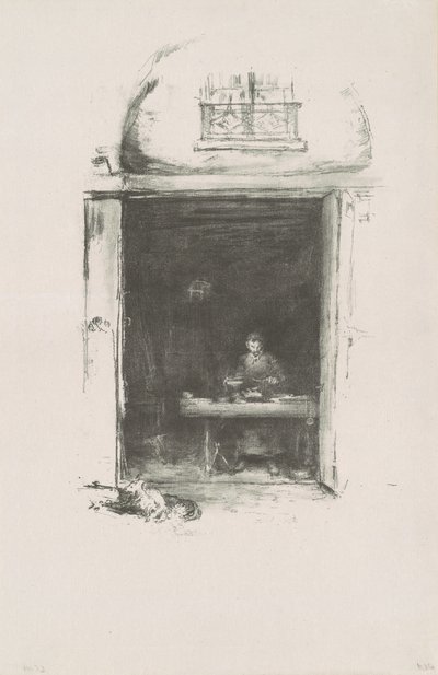 スミス、パッサージュ・デュ・ドラゴン、1894年。 作： James Abbott McNeill Whistler