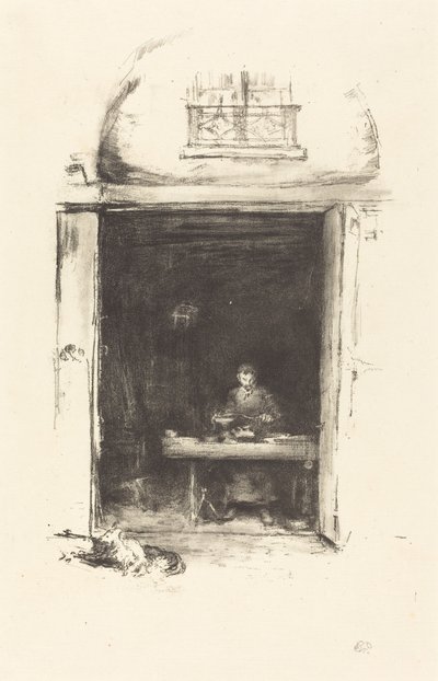 スミス、パッサージュ・デュ・ドラゴン、1894年。 作： James Abbott McNeill Whistler