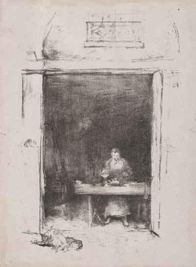 スミス：Passage du Dragon、1894。 作： James Abbott McNeill Whistler