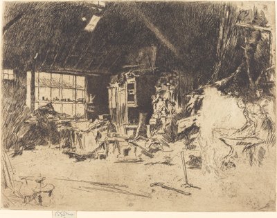 スミシー、c。 1880年。 作： James Abbott McNeill Whistler