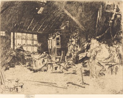 スミシー、c。 1880年。 作： James Abbott McNeill Whistler