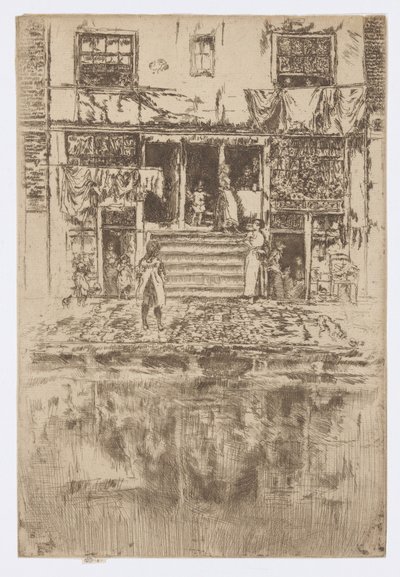 ザ・ステップス、アムステルダム 作： James Abbott McNeill Whistler