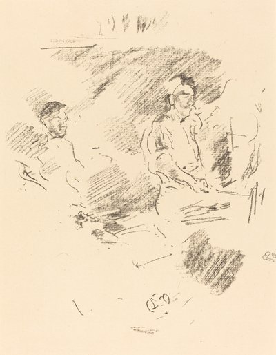 ストロングアーム、1895年。 作： James Abbott McNeill Whistler