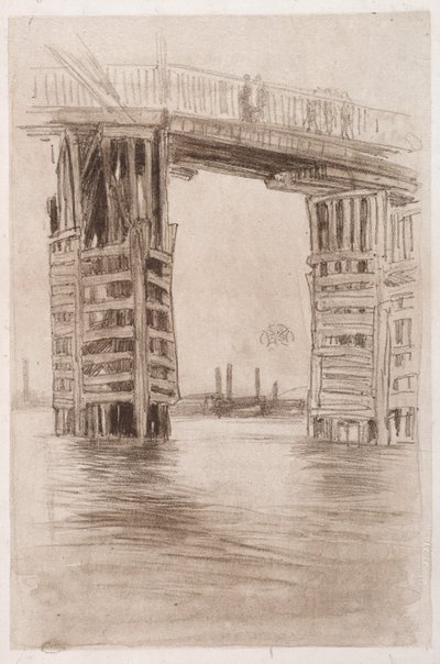 トールブリッジ。 作： James Abbott McNeill Whistler