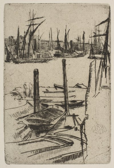 小さなプール、[1879]。 作： James Abbott McNeill Whistler