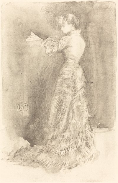 1878年の「The Toilet」。 作： James Abbott McNeill Whistler