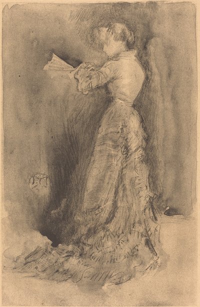 1878年の「The Toilet」。 作： James Abbott McNeill Whistler
