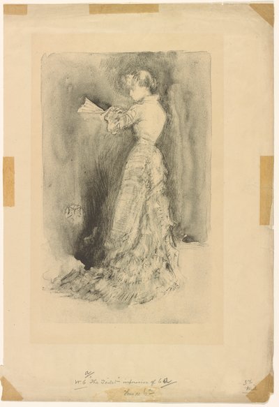 1878年の「The Toilet」。 作： James Abbott McNeill Whistler