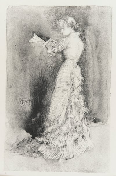 1878年の「The Toilet」。 作： James Abbott McNeill Whistler