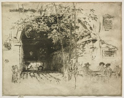 フェリー、1880年。 作： James Abbott McNeill Whistler