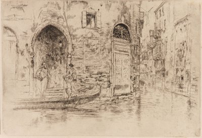 2つの戸口、1879-1880。 作： James Abbott McNeill Whistler