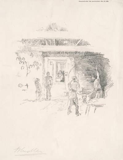 タイヤスミス、1890年。 作： James Abbott McNeill Whistler
