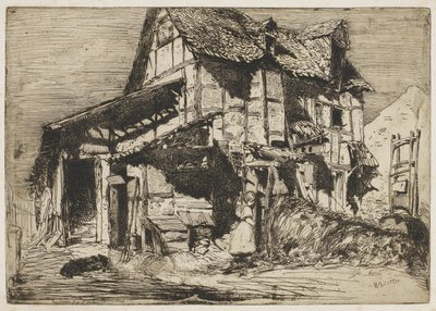 安全でない長屋 作： James Abbott McNeill Whistler
