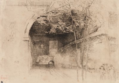 トラゲット、1879-1880年。 作： James Abbott McNeill Whistler