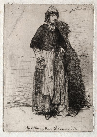 自然からの12のエッチング：ラメールジェラール、1858。 作： James Abbott McNeill Whistler