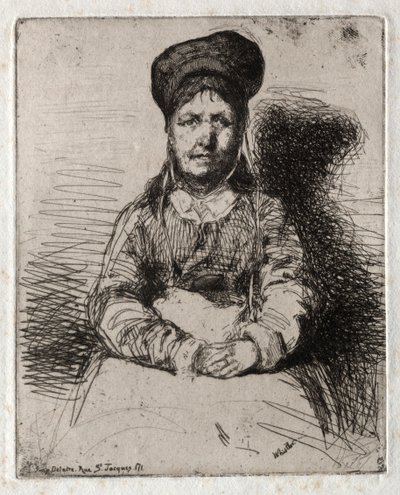 自然からの12のエッチング：ラ・レタミュース、1858。 作： James Abbott McNeill Whistler