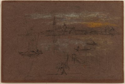 ベニス、1880年 作： James Abbott McNeill Whistler