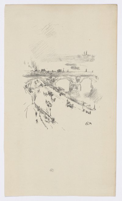 ウォータールー橋 作： James Abbott McNeill Whistler
