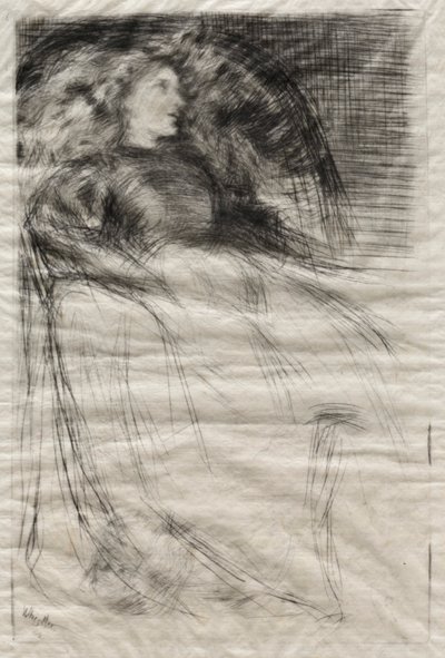疲れた、1863年。 作： James Abbott McNeill Whistler