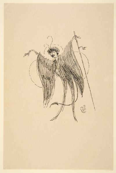 蝶としてのウィスラー、19〜20世紀。 作： James Abbott McNeill Whistler