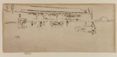 ワイルド ウェスト: インディアン、1887 年。 作： James Abbott McNeill Whistler