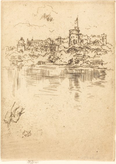 Windsor, No.2, 1887. 作： James Abbott McNeill Whistler