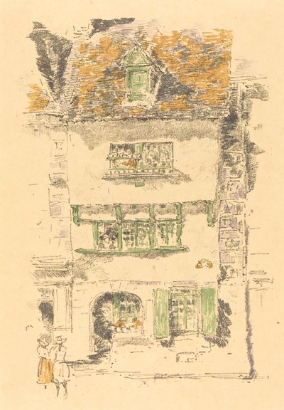 イエローハウス、ラニオン、1893年。 作： James Abbott McNeill Whistler