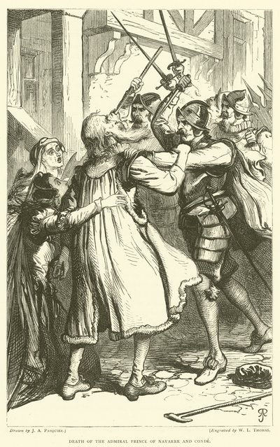 ナバラとコンデの提督王子の死 作： James Abbott Pasquier