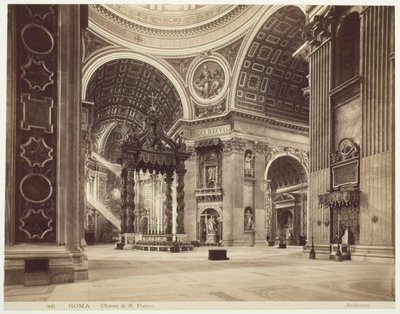聖ペテロ教会、ローマ、ローマ、Chiesa di San Pietro、c。 1870年。 作： James Anderson