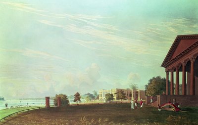ロバートハヴェルによって刻まれたバラックポアハウス、カルカッタ、パブ。 1824（彫刻） 作： James Baillie Fraser