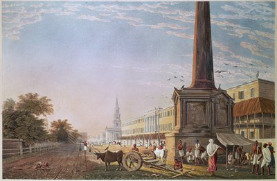 作家の建物、カルカッタ、ロバートハヴェルによって刻まれた、パブ。 1824 作： James Baillie after Fraser