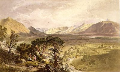 バッセンスウェイト（「The English Lake District」より 作： James Baker (after) Pyne