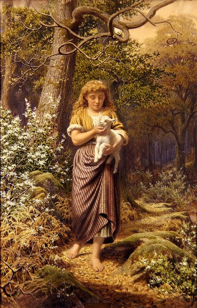 ペットの子羊 作： James Barnes