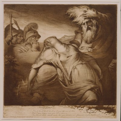 リア王とコーデリア 作： James Barry