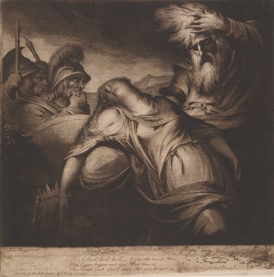 リア王とコーディリア、第5幕、シーン10 作： James Barry