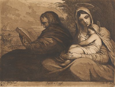 エジプトで休む 作： James Barry