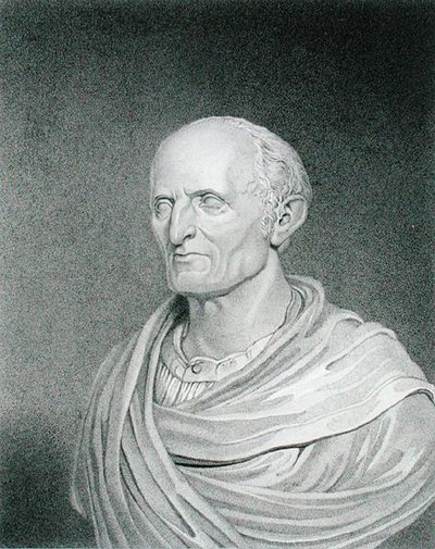 ナサニエル・ボウディッチ（1773-1838）、ジョン・フレイズィー（1790-1852）が描いたロングエーカーの胸像の絵をもとにJ・グロスが彫ったもの（エングレービング） 作： James Barton (after) Longacre