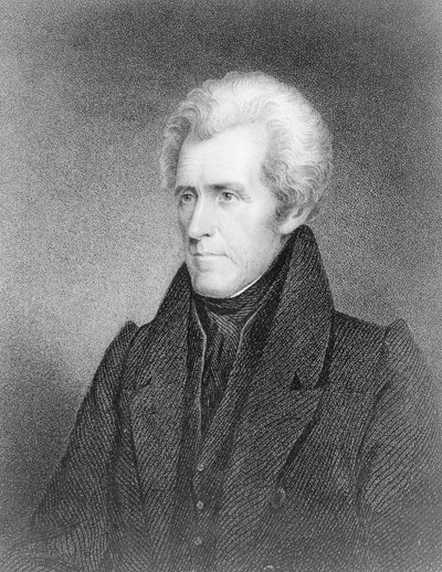 アンドリュー・ジャクソン、1815年頃 作： James Barton Longacre