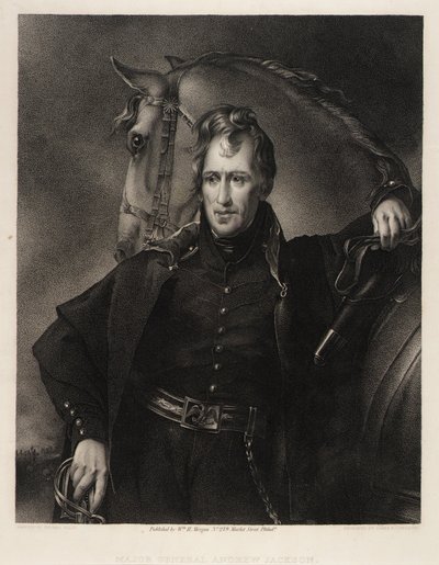 アンドリュー・ジャクソン少将 作： James Barton Longacre