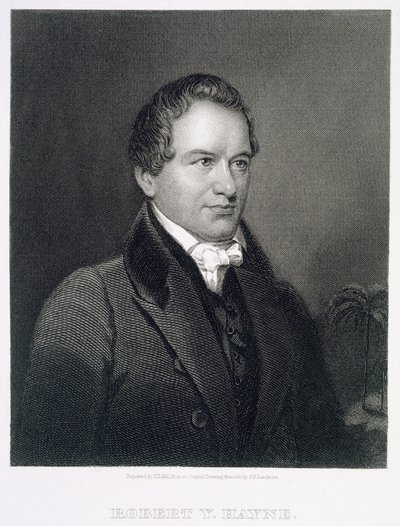 ヘンリーブライアンホール（1808-84）によって刻まれたロバートヤングヘイン（1791-1841） 作： James Barton Longacre