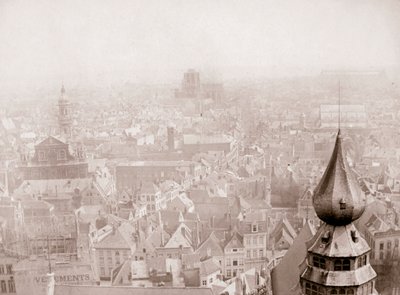 アントワープのスカイライン、1898年。 作： James Batkin