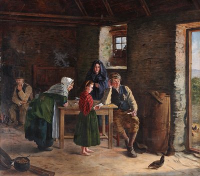 アメリカからの手紙、1875 作： James Brennan