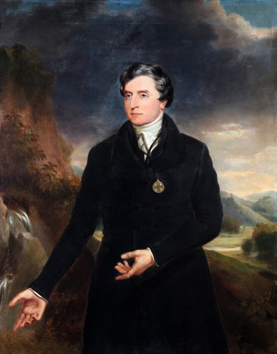 テオバルドマシュー神父の肖像、1840年頃 作： James Butler Brenan