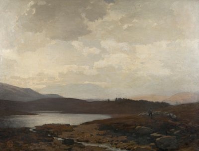 Dinnet Moor（油彩・キャンバス 作： James Cadenhead
